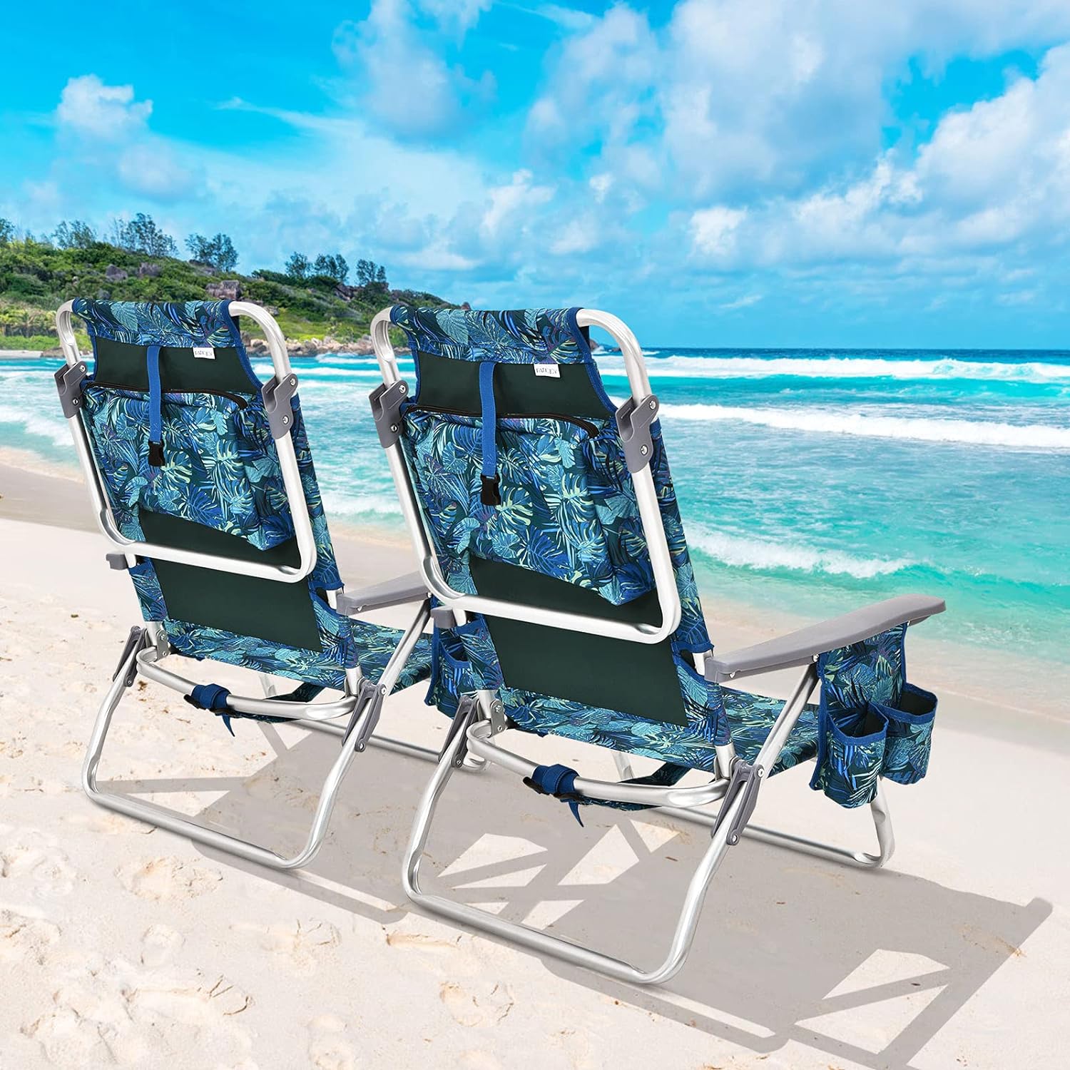 Giantex Beach Chair 2-Pack Sling Camping Chair