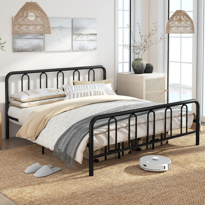 Giantex Full/Queen/King Size Bed Frame with Headboard