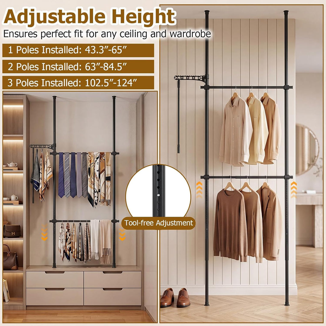 Giantex Floor to Ceiling Clothes Rack
