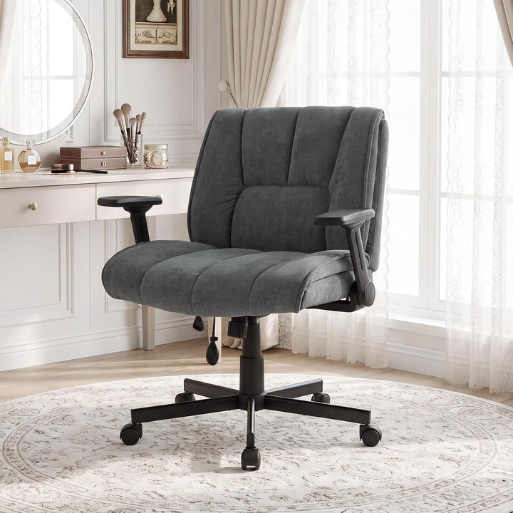 GIANTEX Criss Cross Home Office Chair with Airbag Lumbar Support