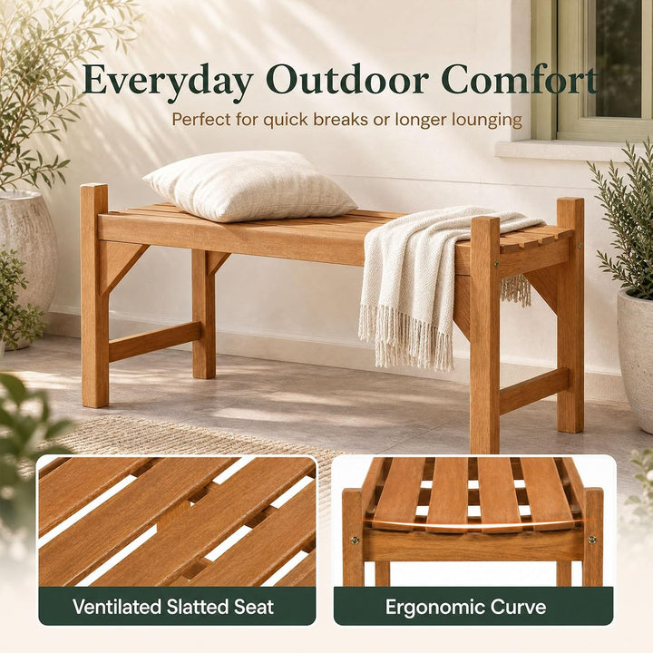 Giantex 40" Outdoor Bench