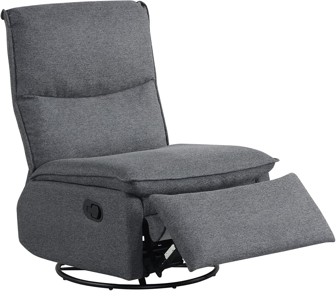 Giantex Swivel Rocking Recliner | 360° Reclining Rocker Chair with Adjustable Cushioned Back