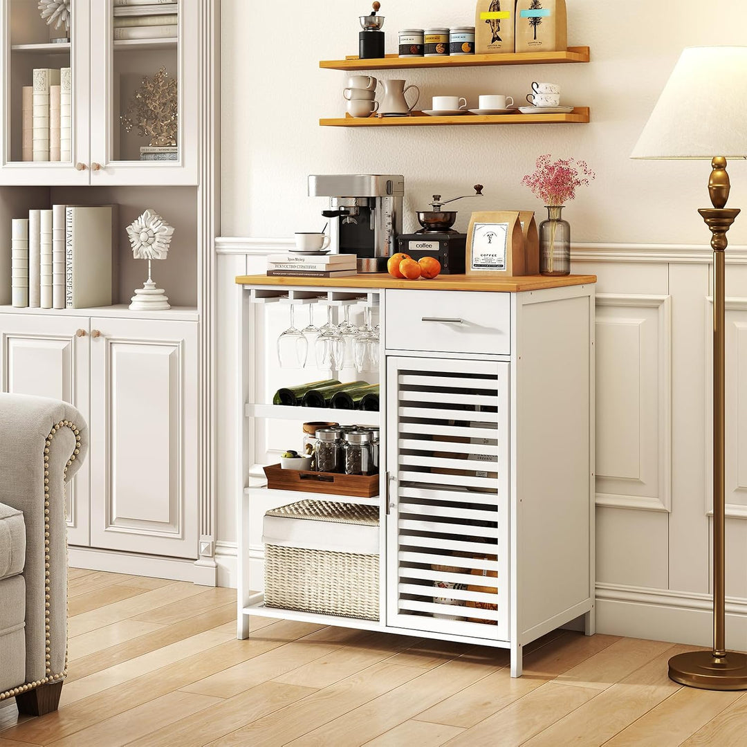 Giantex Kitchen Island with Storage Cabinet