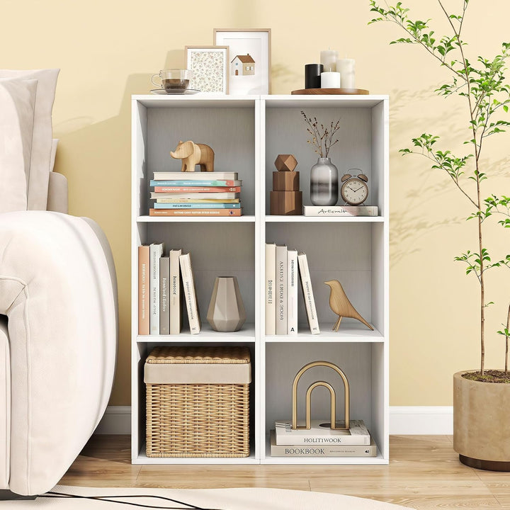 Giantex 3-Cube Modern Bookcase, Vertical or Horizontal