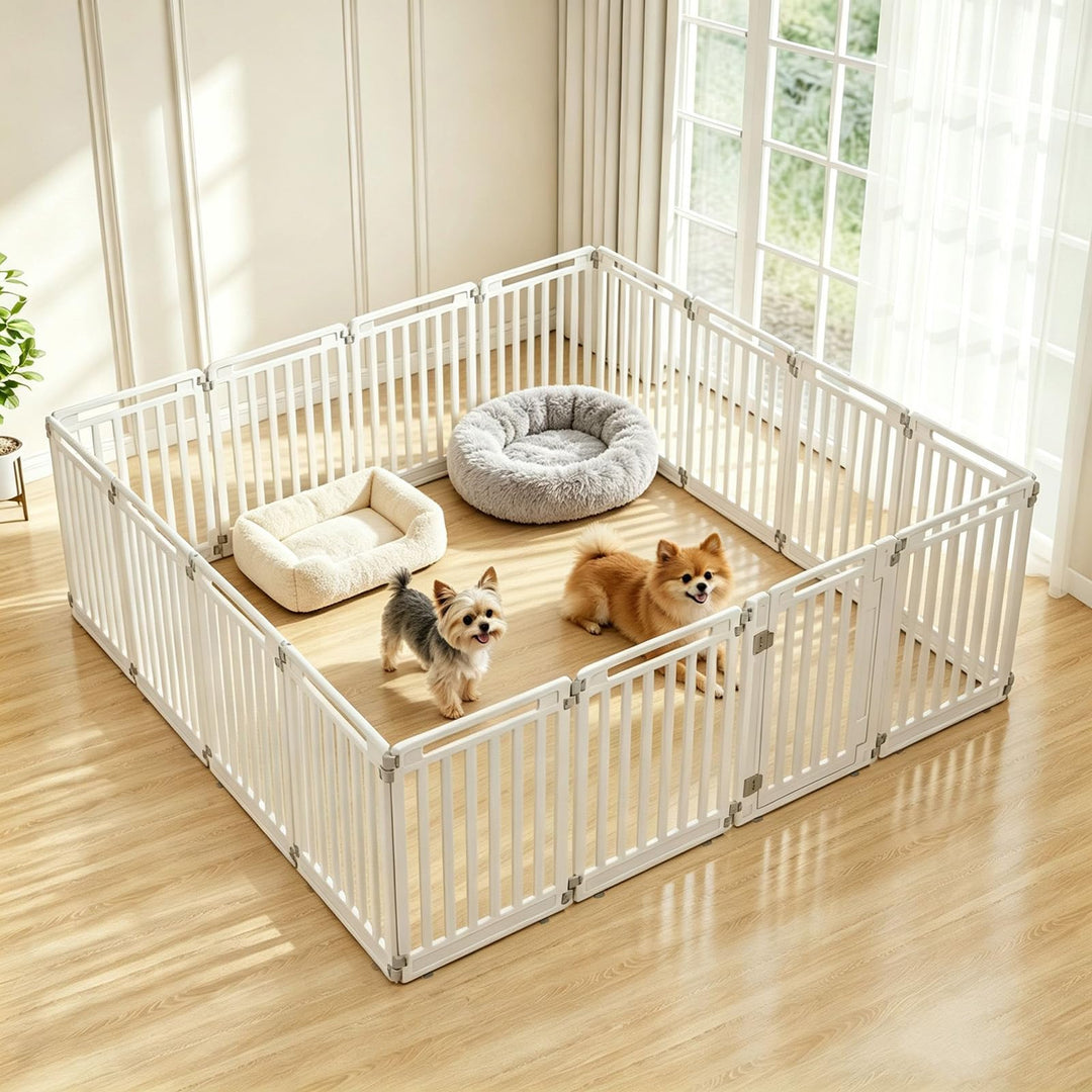 GIANTEX 32" Plastic Pet Fence