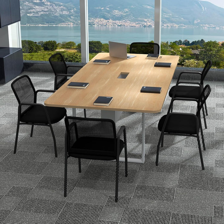 Giantex Office Guest Chair, Waiting Room Chairs with Mesh Back