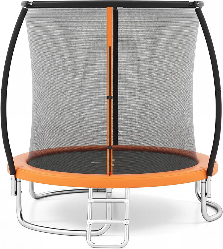 Giantex Outdoor Trampoline 8‑12FT ASTM Approved w Net Ladder Seamless for Kids Adults