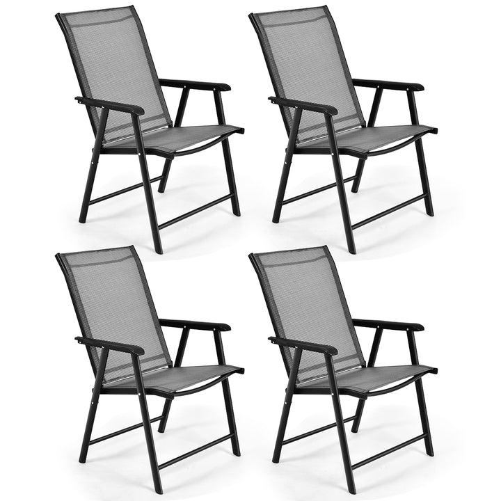 Giantex Patio Dining Chairs, Outdoor Chairs, Portable Folding Chairs