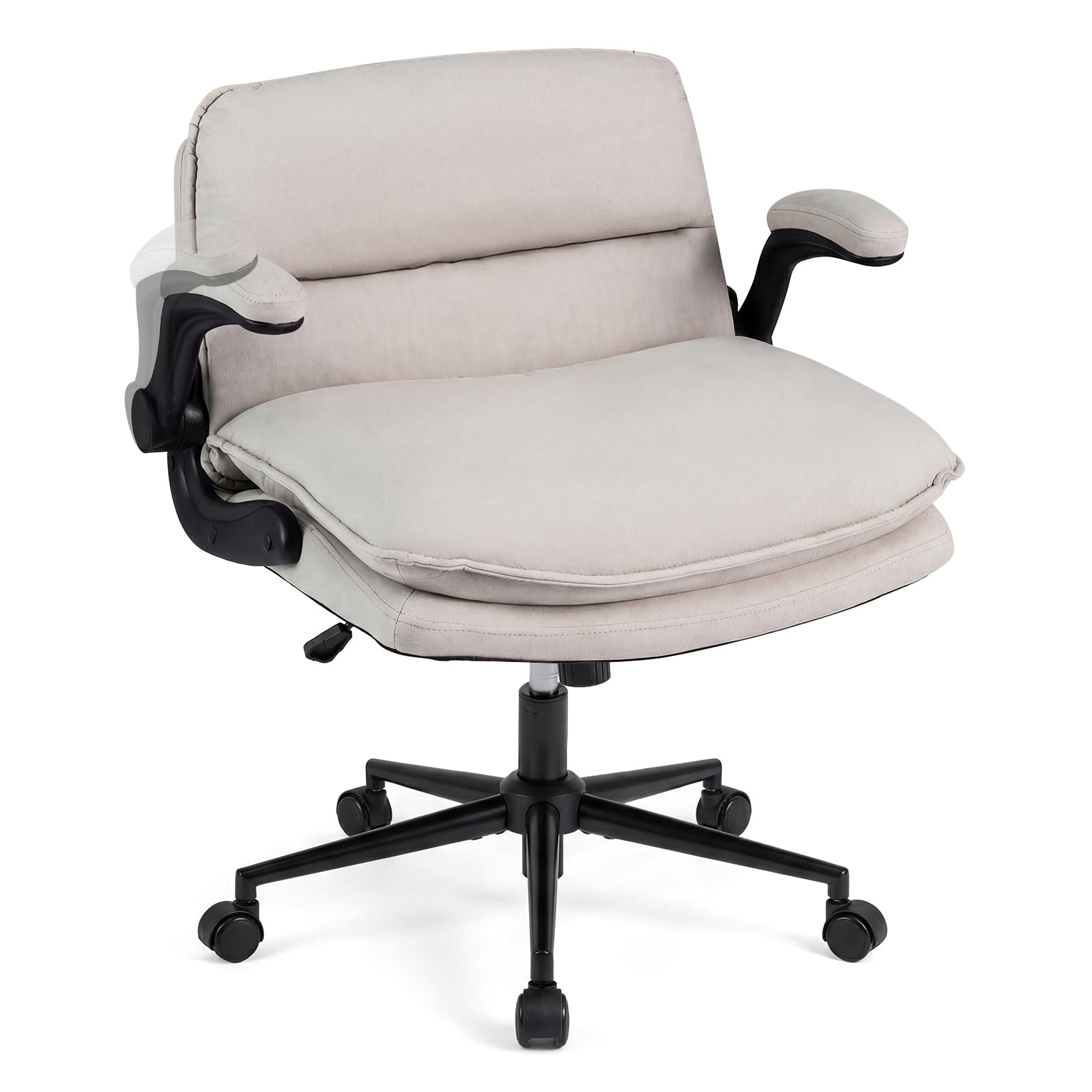 Giantex Criss Cross Chair with Flip-up Arms