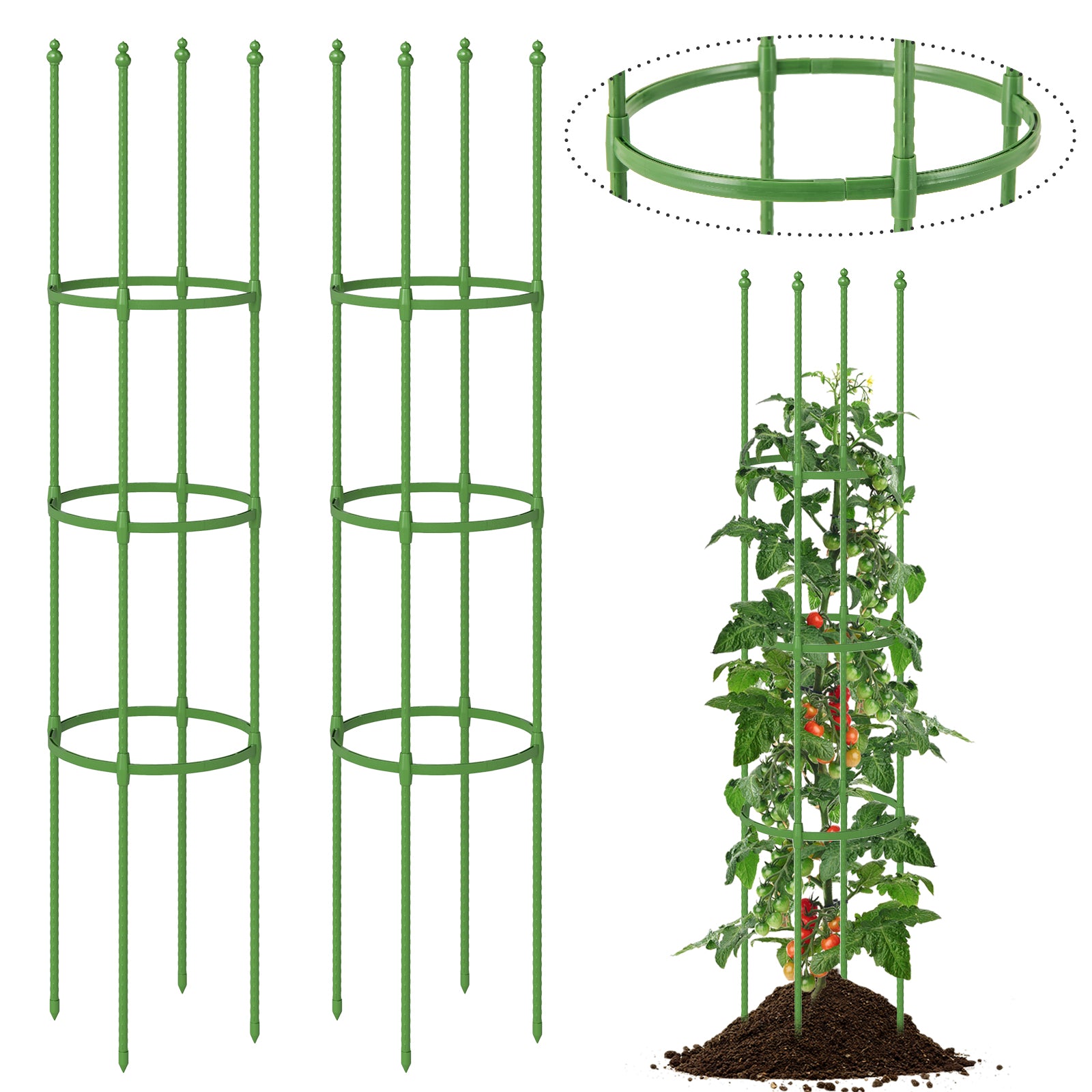 Giantex 2-Pack Tomato Cages