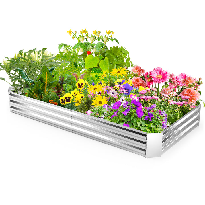Giantex Galvanized Raised Garden Bed