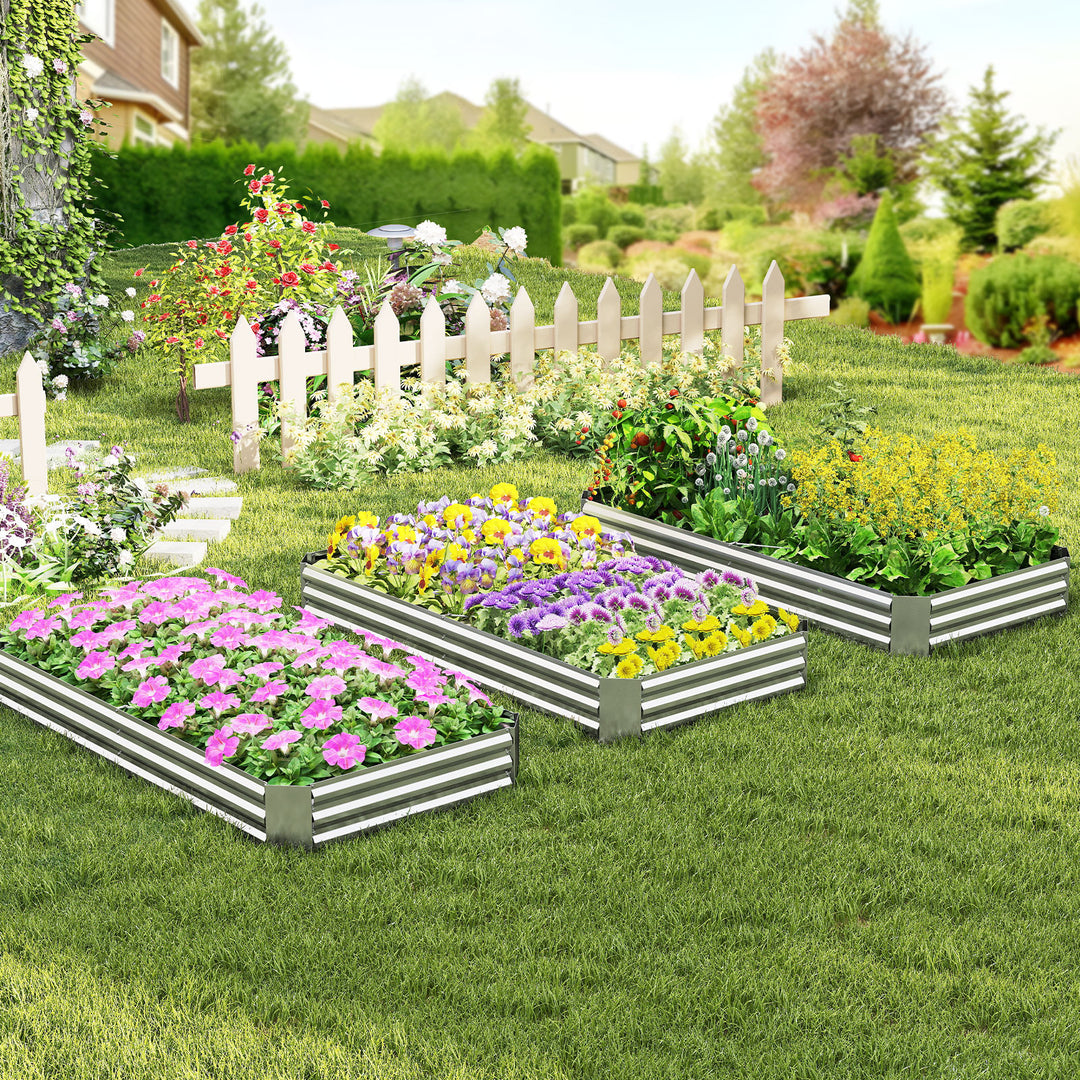 Giantex Galvanized Raised Garden Bed