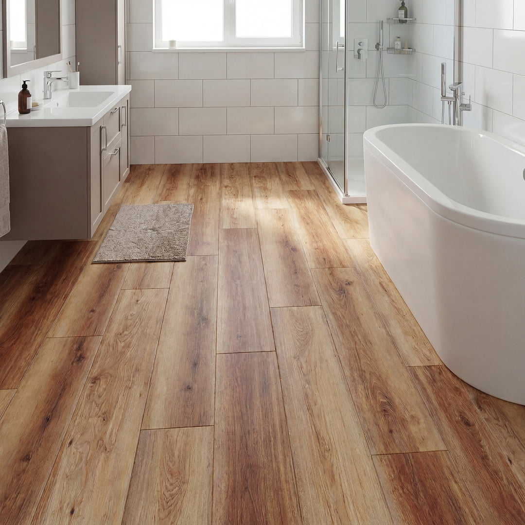 Giantex 24/48-Pack Vinyl Flooring Planks 36" x 6", 36/72 Sq.Ft