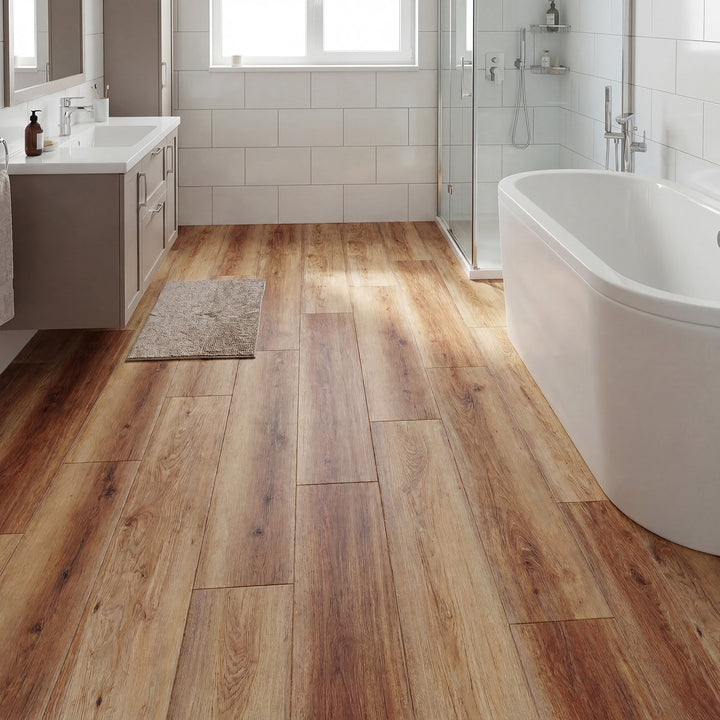 Giantex 24/48-Pack Vinyl Flooring Planks 36" x 6", 36/72 Sq.Ft