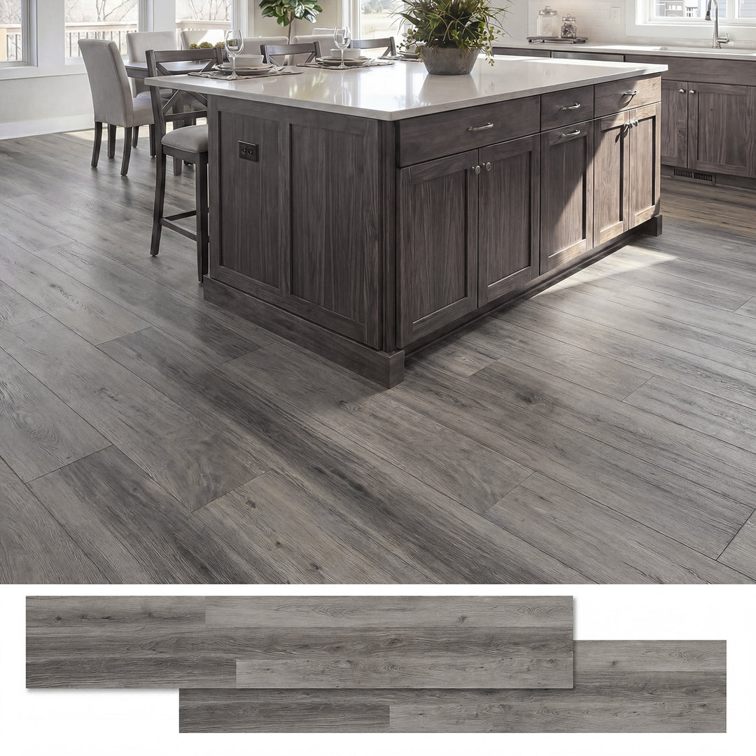 Giantex 24/48-Pack Vinyl Flooring Planks 36" x 6", 36/72 Sq.Ft
