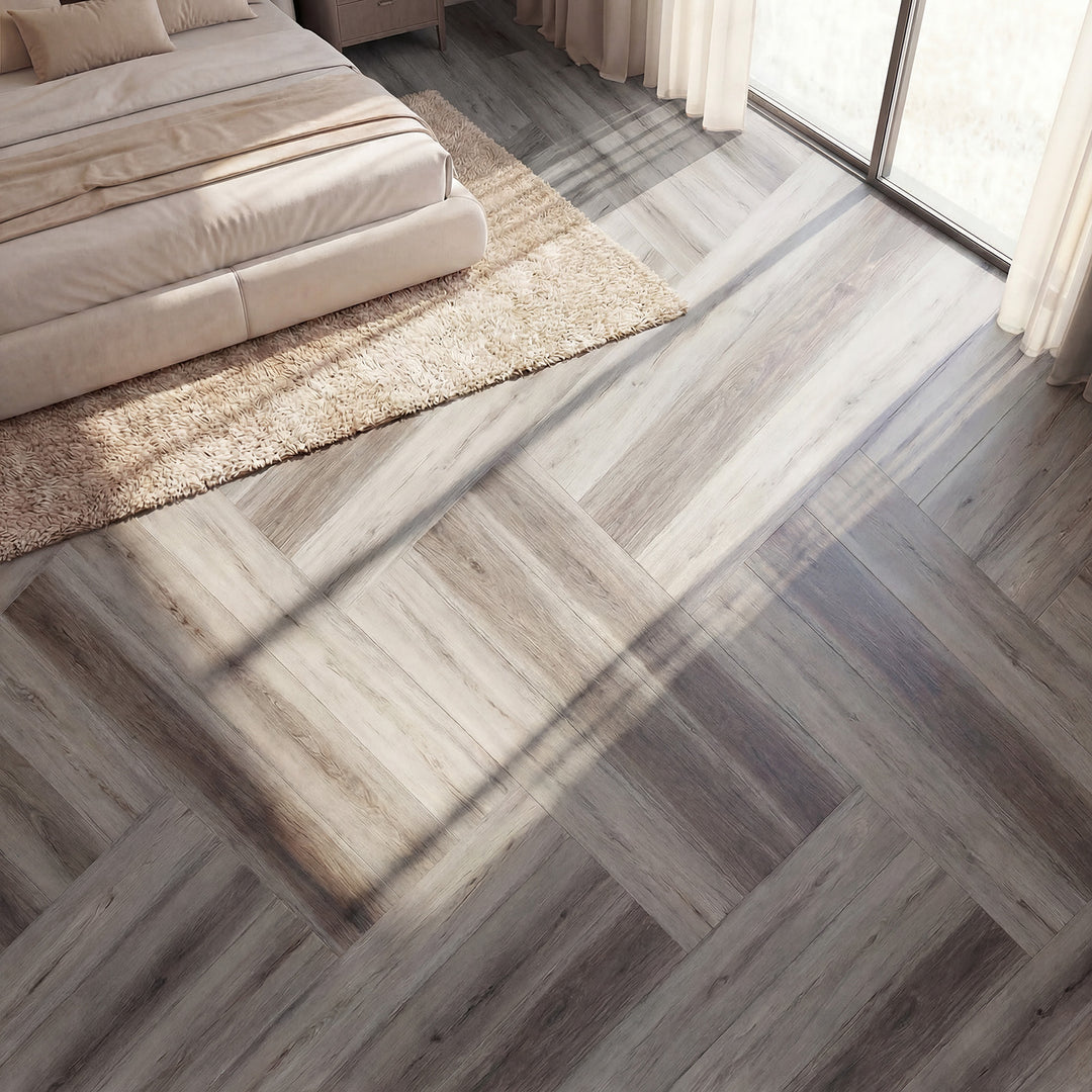 Giantex 24/48-Pack Vinyl Flooring Planks 36" x 6", 36/72 Sq.Ft