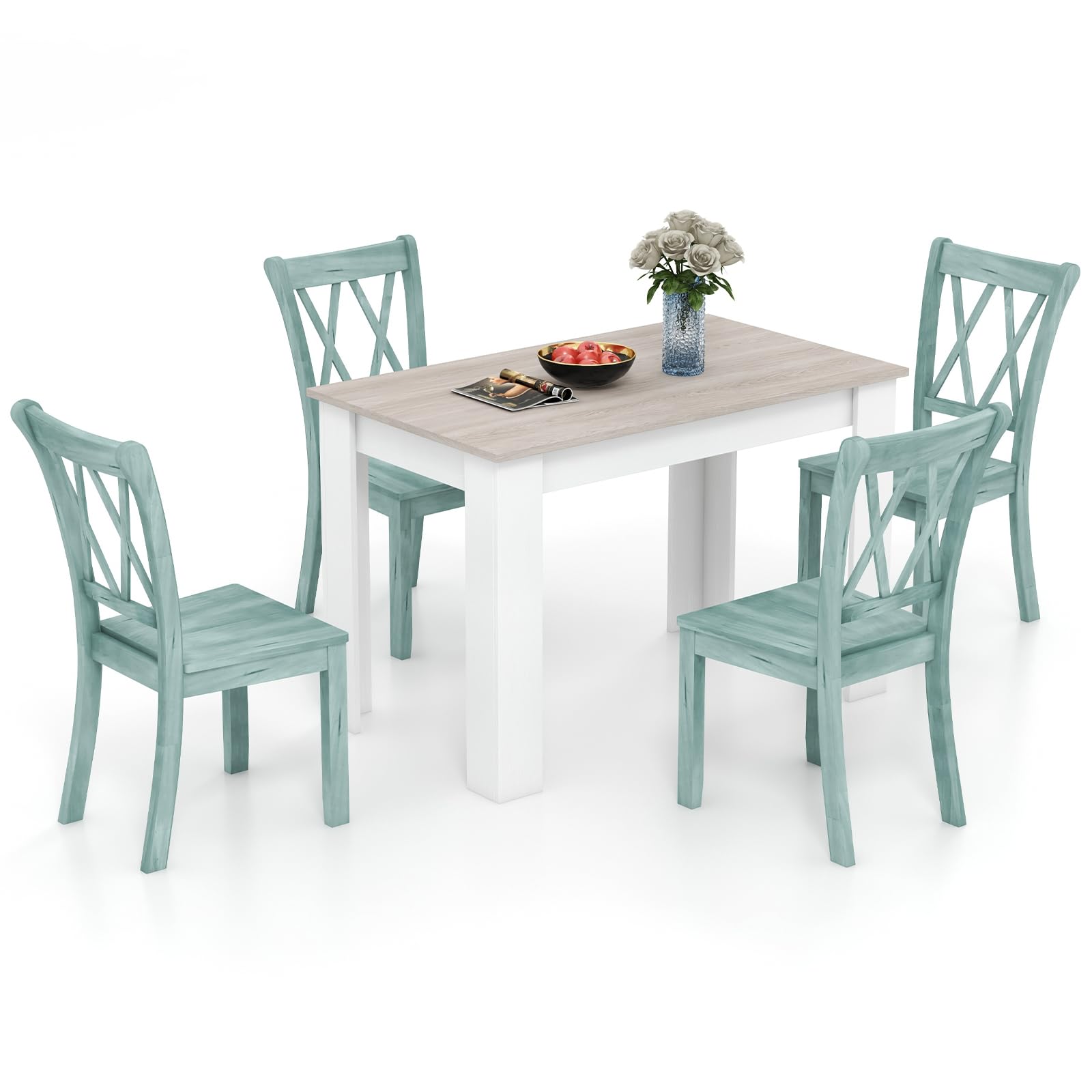 BIM objects - Free download! Giantex Dining Table Set with Bistro Chairs