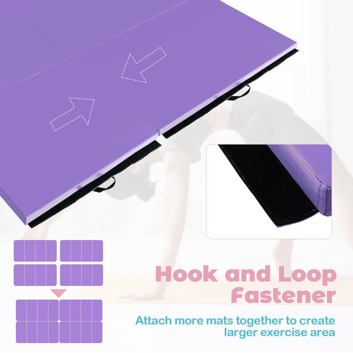 8' x 4' x 2" Gymnastics Mat - Giantex