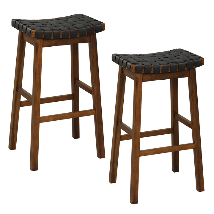 Giantex Woven Saddle Stools Set of 2