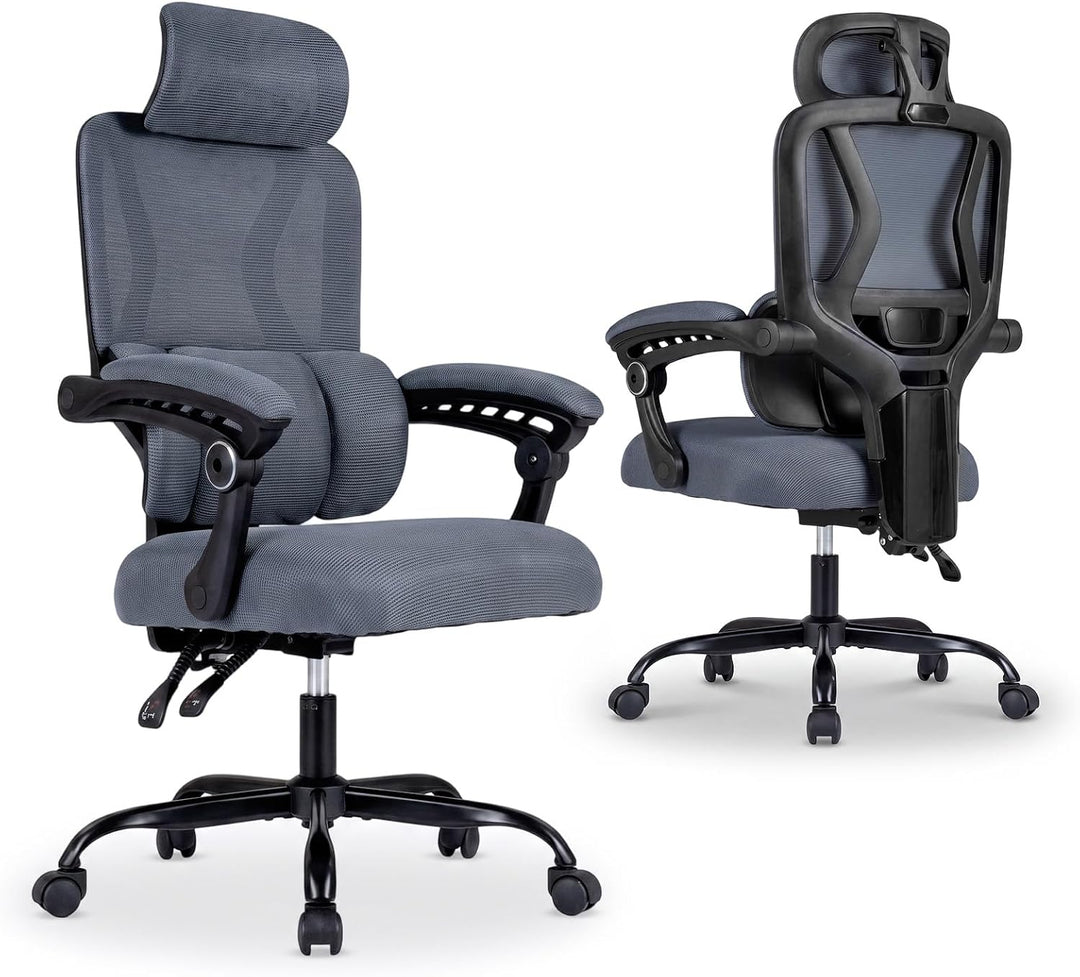 GIANTEX Mesh Office Chair, Ergonomic Computer Desk Chair w/Lumbar Support