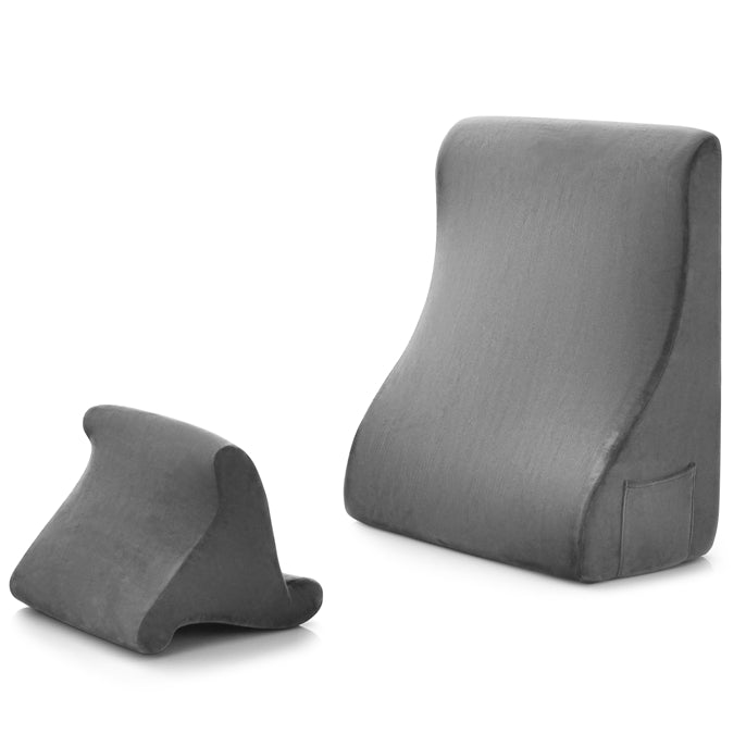 Giantex Bed Wedge Pillow for Sleeping, 7.5 Inch Triangle Pillow Wedge for Neck Back Leg Support