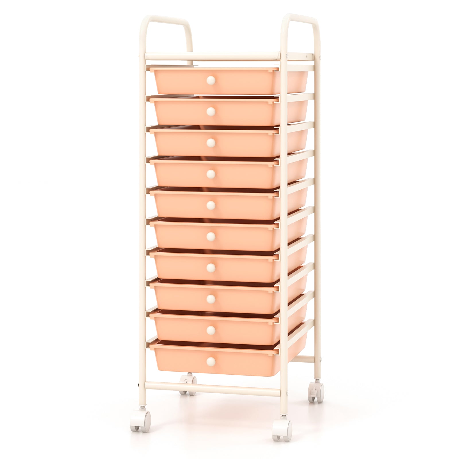 Giantex Rolling Storage Cart on Wheels with 10 Drawers
