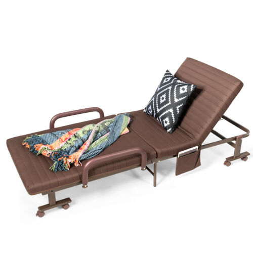 Folding Guest Bed Frame with Mattress