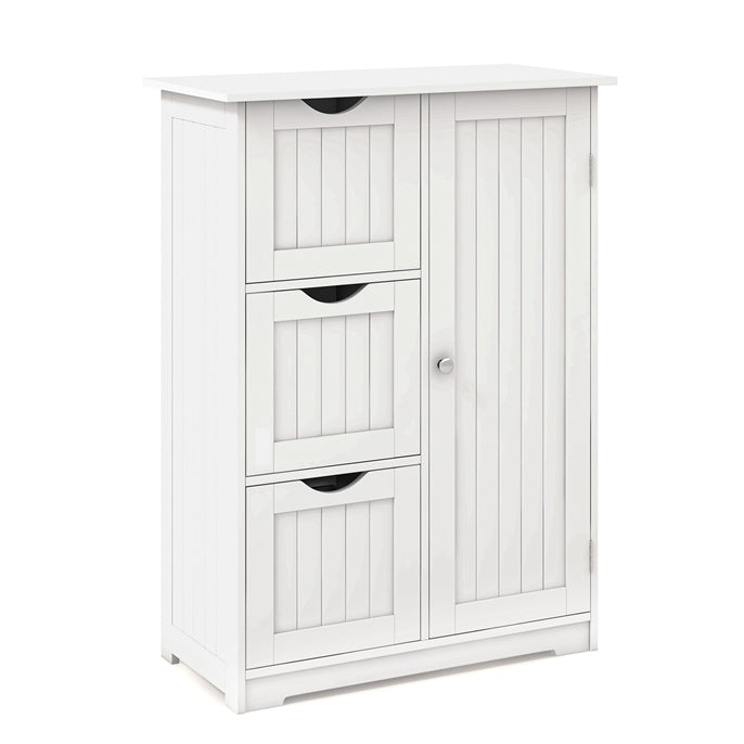 Bathroom Floor Cabinet, Wooden Storage Cabinet
