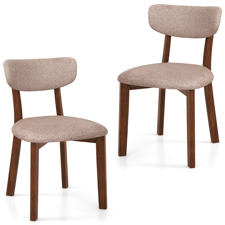Giantex Wooded Dining Chairs Set of 2/4 for Living Room Restaurant