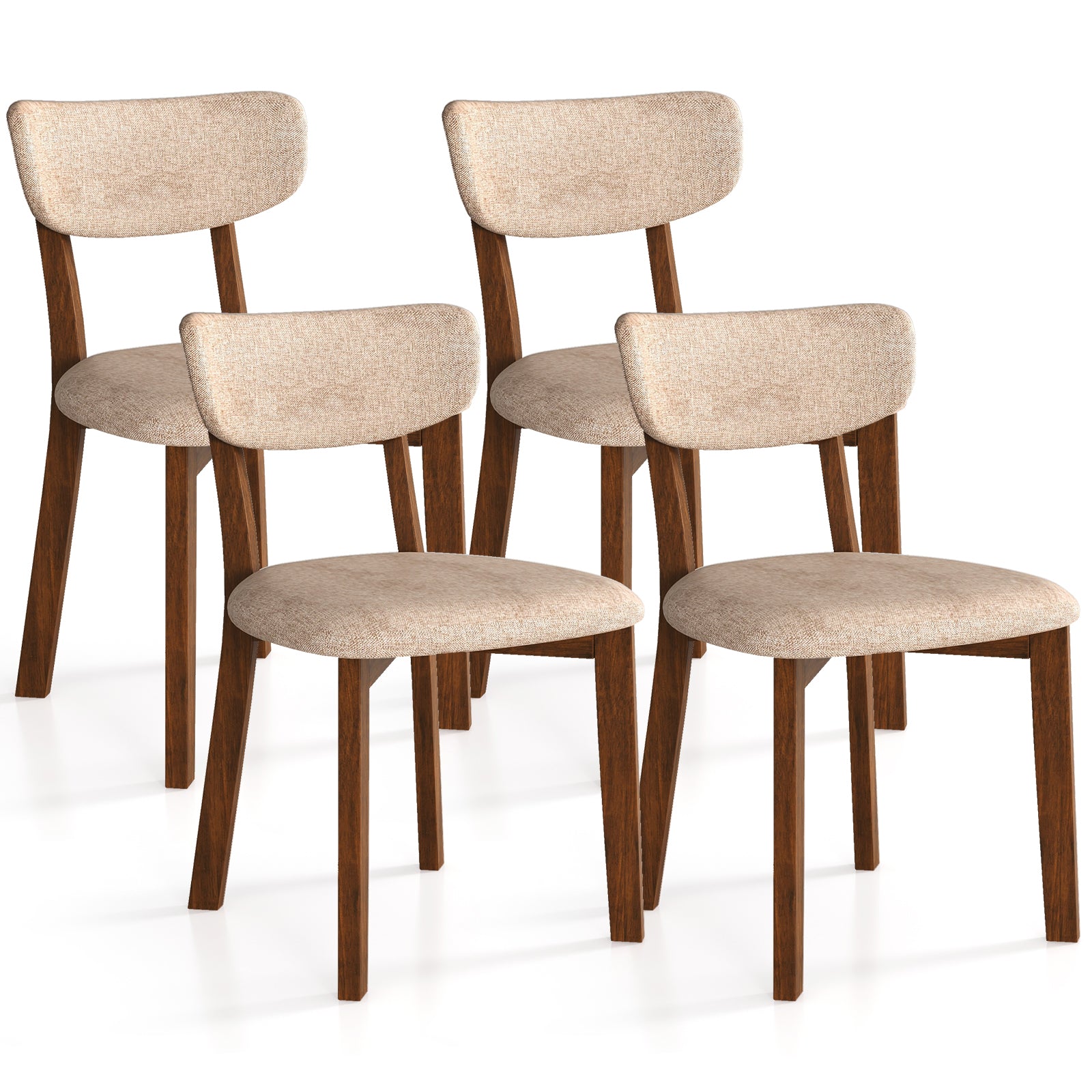 Giantex Wood Dining Chairs Set of 2, Farmhouse Wooden Dining Room