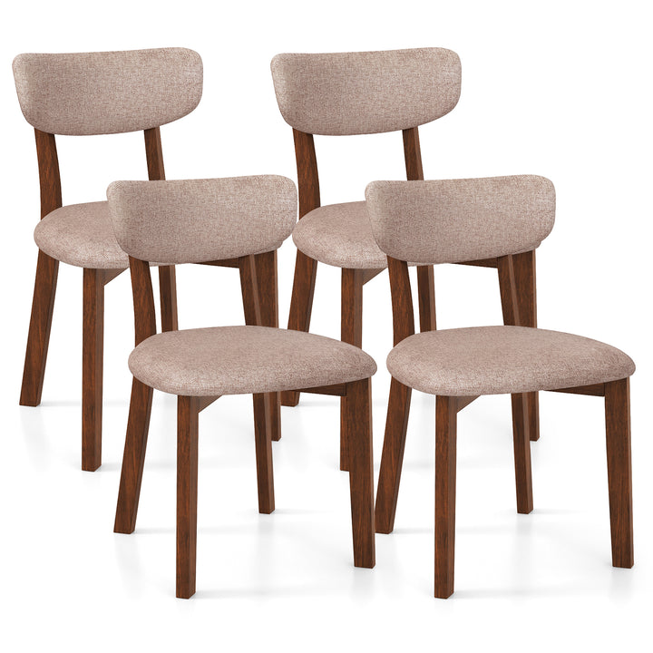 Giantex Wooded Dining Chairs Set of 2/4 for Living Room Restaurant