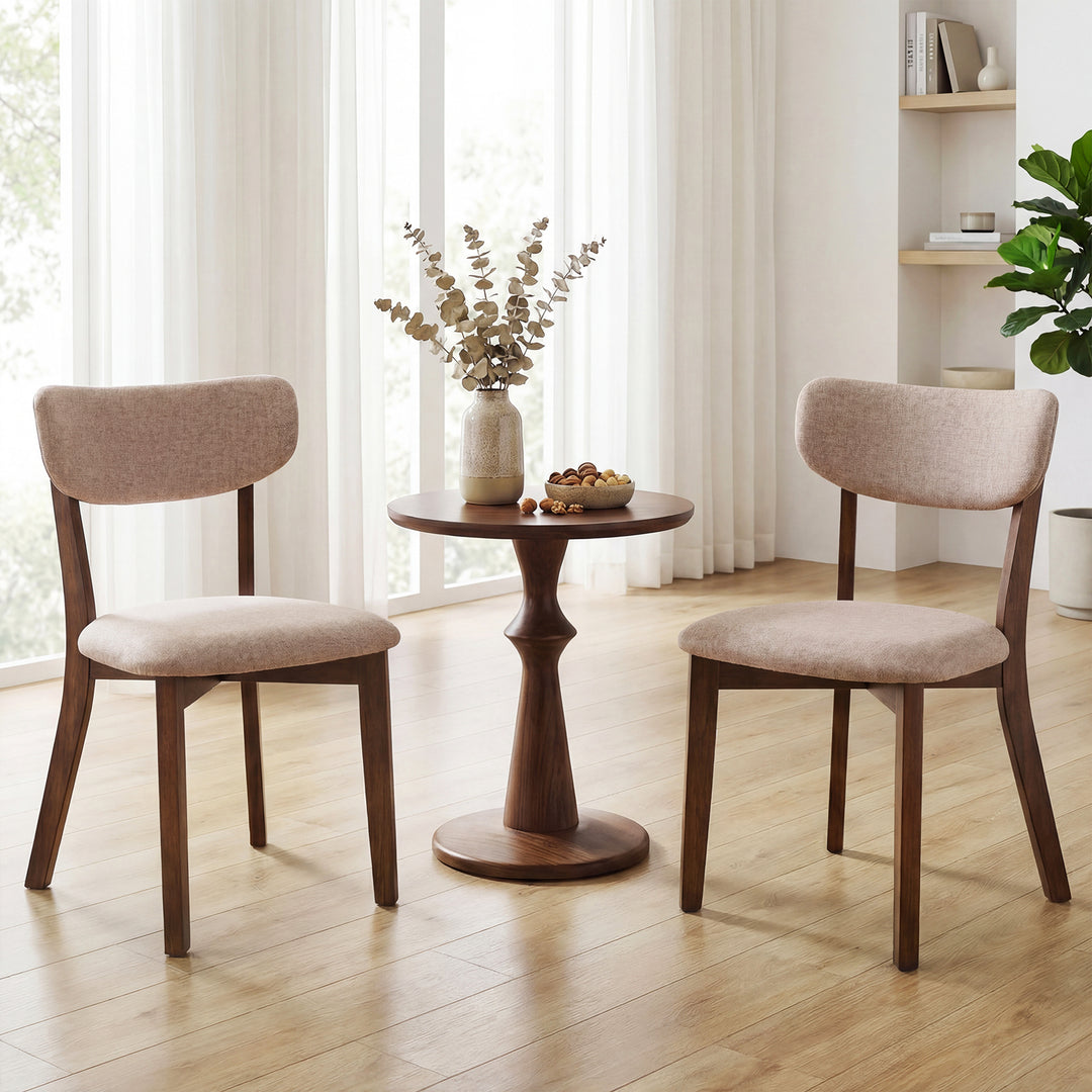 Giantex Wooded Dining Chairs Set of 2/4 for Living Room Restaurant