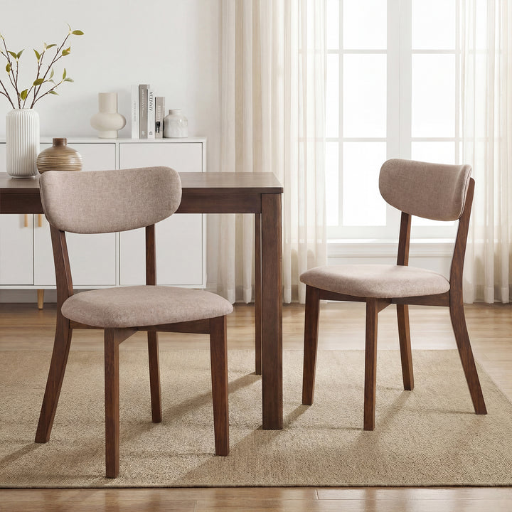 Giantex Wooded Dining Chairs Set of 2/4 for Living Room Restaurant
