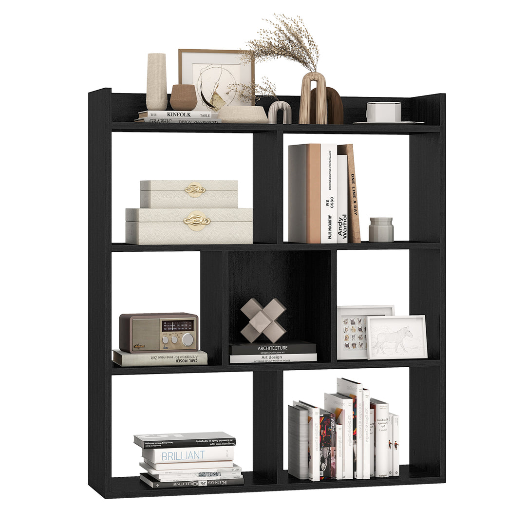 Giantex 7 Cube Bookshelf with Anti Toppling Devices for Living Room
