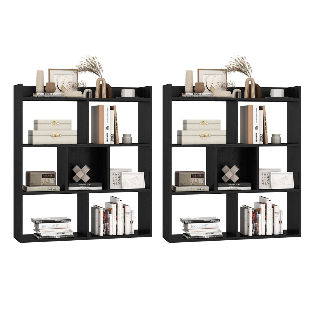 Giantex 7 Cube Bookshelf with Anti Toppling Devices for Living Room