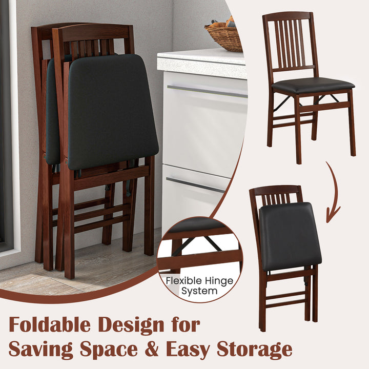 Giantex Folding Dining Chairs Set (2/4)