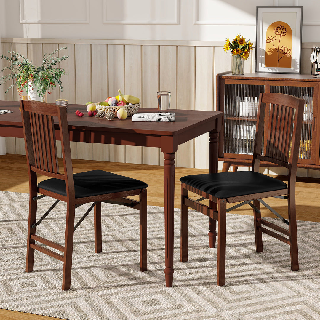 Giantex Folding Dining Chairs Set (2/4)