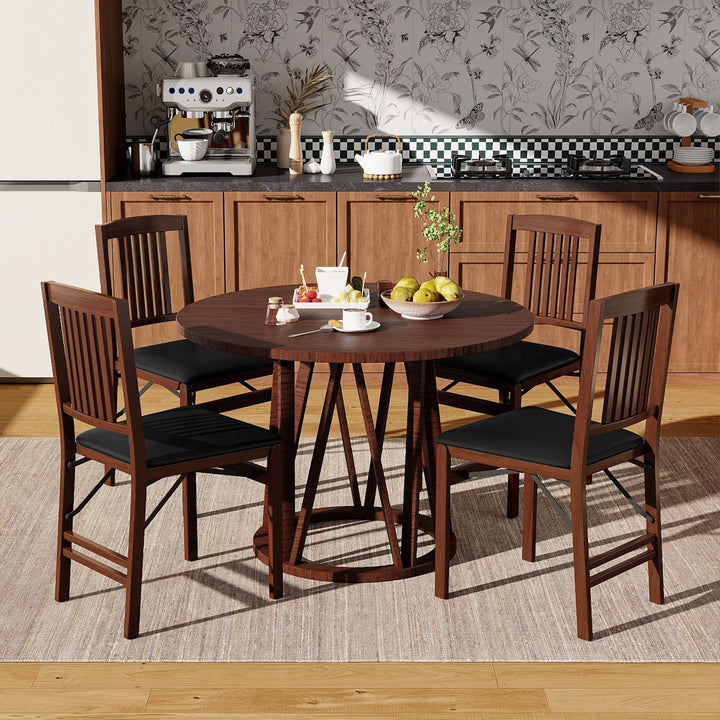 Giantex Folding Dining Chairs Set (2/4)