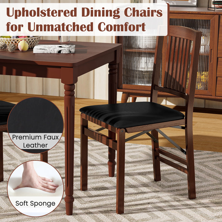 Giantex Folding Dining Chairs Set (2/4)