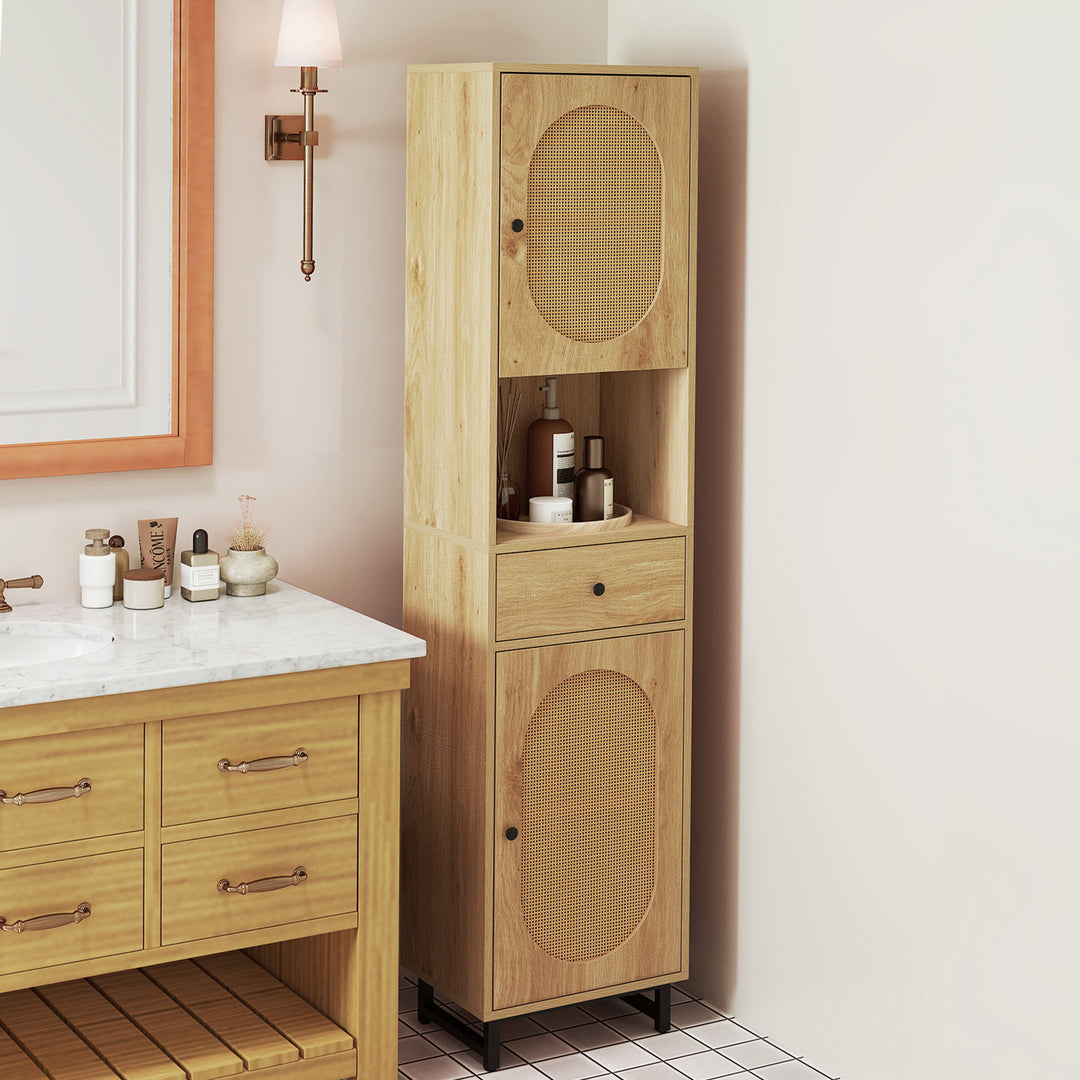 Giantex 67" Tall Bathroom Cabinet