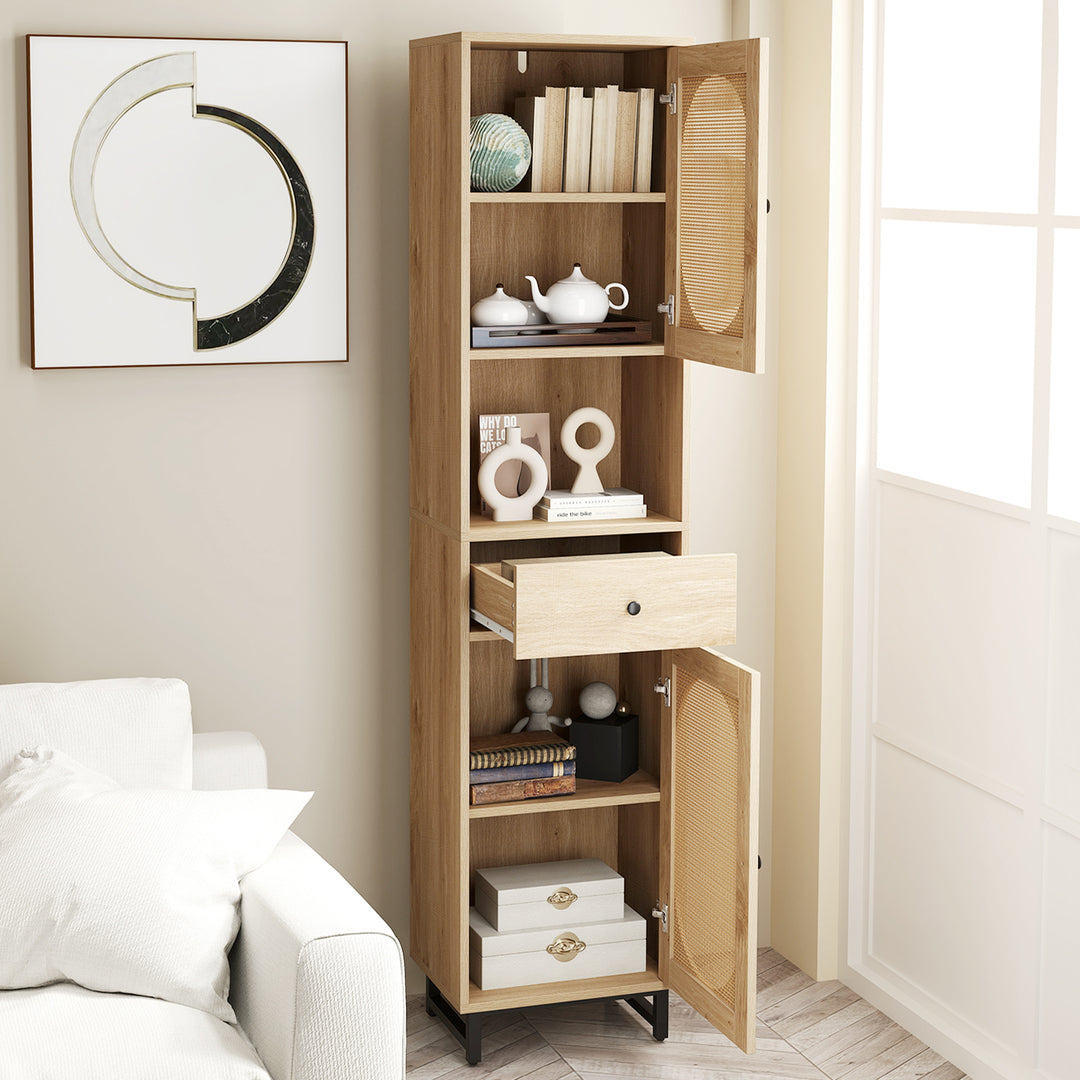Giantex 67" Tall Bathroom Cabinet