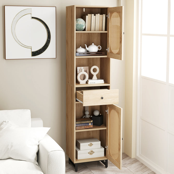 Giantex 67" Tall Bathroom Cabinet