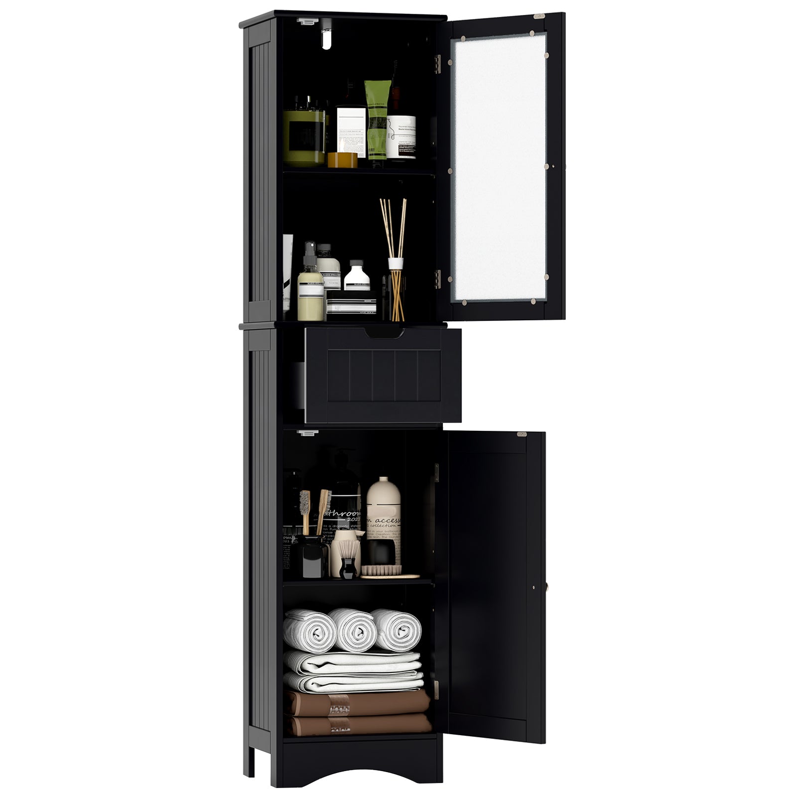 Giantex Freestanding Bathroom Storage Cabinet