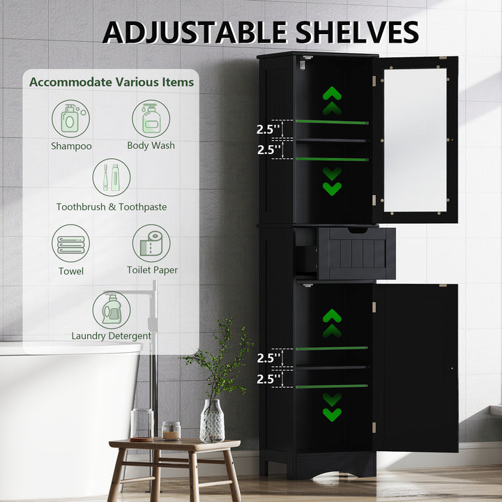 Giantex Freestanding Bathroom Storage Cabinet