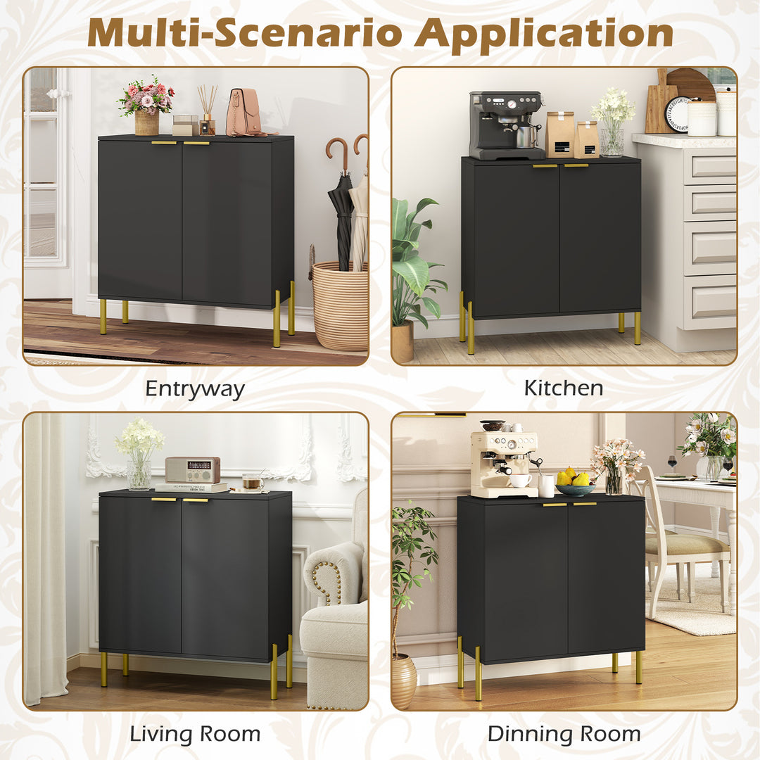 Giantex Buffet Cabinet with Storage, 2-Door Kitchen Sideboard with Storage Cabinet