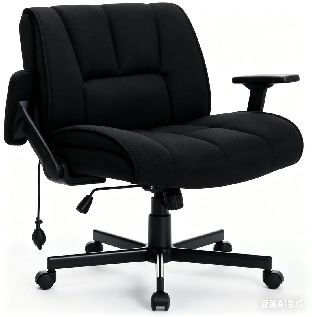 GIANTEX Criss Cross Home Office Chair with Airbag Lumbar Support