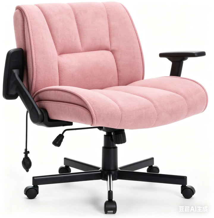 GIANTEX Criss Cross Home Office Chair with Airbag Lumbar Support