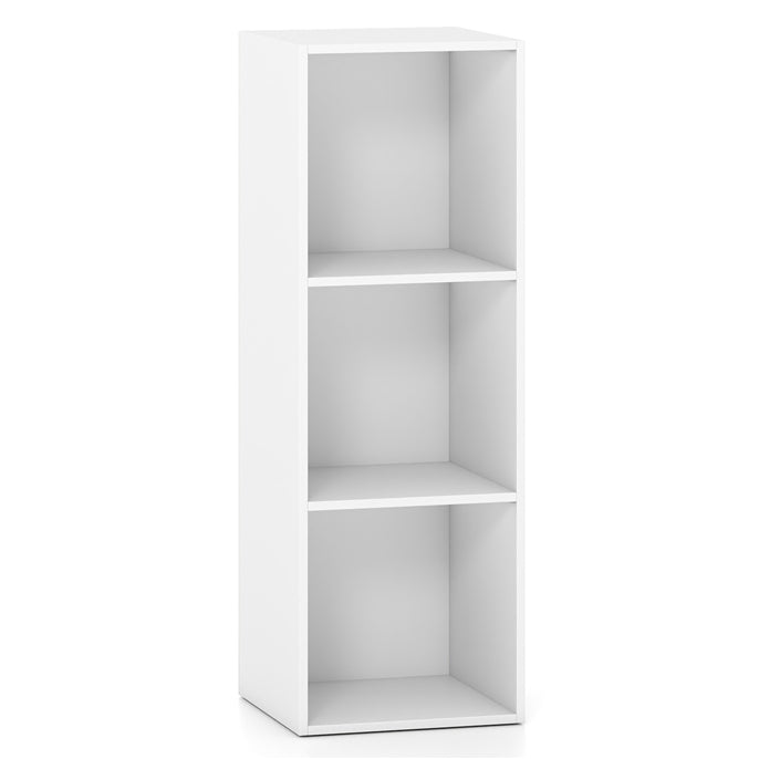 GIANTEX Cube Bookshelf Tool-Free Assembly Wooden Book Shelf