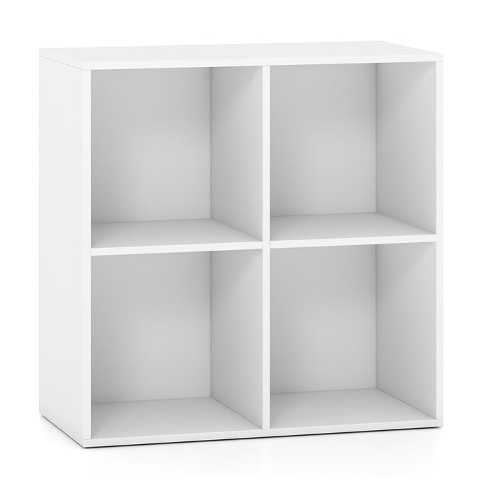 GIANTEX Cube Bookshelf Tool-Free Assembly Wooden Book Shelf