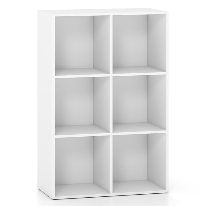 GIANTEX Cube Bookshelf Tool-Free Assembly Wooden Book Shelf